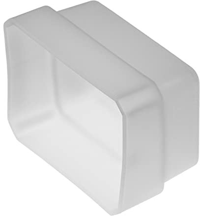 vhbw Blitz-Diffusor kompatibel mit METZ Mecablitz 52 AF-1, 58 AF-1, 58 AF-2 Blitz, Kamera - Kunststoff, Weiß, Transparent