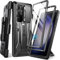 Tongate for Samsung Galaxy S23 Ultra Case, [Bulit-in Slide Camera Cover & Screen Protector] [2 Front Frame] Military Grade Shockproof S23 Ultra Phone Case with Kickstand & Belt-Clip 6.8, Black