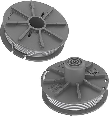 XIJIANG Lot de 2 bobines de fil de rechange pour coupe-bordure Gardena Easycut 400/25, EasyCut 450/25, ComfortCut 450, Plus 500/27, PowerCut, SmallCut 300/23 SmallCut Plus 350/23, Comfortcut Plus 500