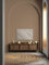 A.S. Création Leinwandbild mit marmorierter Stein-Optikplatte - Kunstdruck Beige Braun Weiss - 120x80 cm Querformat - Moderne Wanddekoration Schlafzimmer Wohnzimmer - Bild auf Keilrahmen