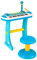KOMFOTTEU Pianola Bambini Musicale Tastiera, Tastiera Digitale a 31 Tasti, Mini Tastiera per Bambini con Effetti Luminosi e Microfono, Strumenti Musicali con Sgabello, 22 Battiti/8 Toni/7 Ritmi (Blu)