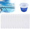 AKJAXQU 20pcs Chaussettes de Skimmer pour Piscine, Chaussette Filtre Piscine Filtre Skimmer Piscine, Pool Skimmer Socks, Chaussette Filtre Piscine Protégez La Piscine Propre,Feuilles,Écume