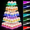 LED-Cupcake-Ständer mit 345 Etagen (5 Etagen)
