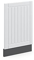 Vicco Frontblende Fame-Line, Weiß Landhaus/Anthrazit, 45 cm, AP Anthrazit