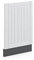 Vicco Frontblende Fame-Line, Weiß Landhaus/Anthrazit, 45 cm, AP Anthrazit