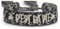 Generisch gewebtes Armband, Freundschaftsarmband, Webarmband, besticktes Armband (C´EST LA VIE Muster dunkelblau)