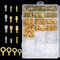 TNSLAND 1000 Pezzi Capicorda Terminali in Rame da Crimpare Connettori Elettrici Piatti Kit, Maschio Femmina Connector Terminali a Crimpare Doppi per Auto Cavi Elettrici - 2,8 mm 4,8 mm 6,3 mm