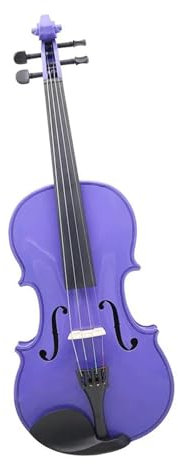 Geige Lila 4/4 Violine Anfänger Akustik Violine Geige Set Mit Fall Bogen Zubehör(Violin set)