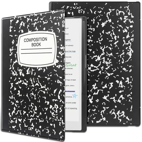 KuRoKo Étui pour Remarkable Paper Pro Color 11,8, coque arrière rigide fine de protection avec fonction veille/réveil automatique avec porte-stylo pour tablette Remarkable Paper Pro 11,8 sortie en