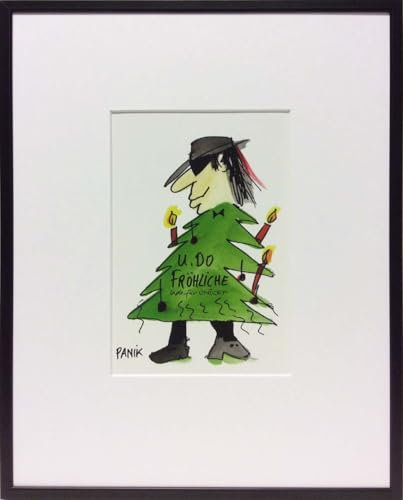Kunstverlag Christoph Falk U.DO FRÖHLICHE - Alurahmen - Udo Lindenberg Bild