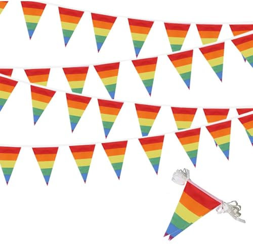 ACTOYS Bandera Arcoiris 8M Bandera LGBT Flag, Orgullo Gay Colores Vivos, Bandera Gay Resistentes la Intemperie para Desfiles del Día del Orgullo, Jardines, Exterior, Decoraciones de Fiestas