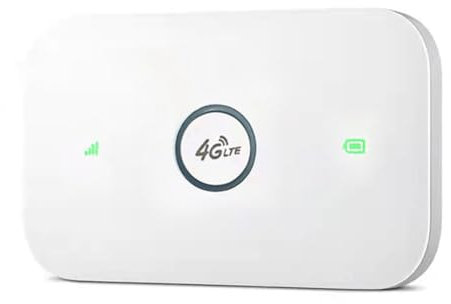 Quystetes 4G Router Wireless Wifi White WIFI Router ABS WIFI Router Modem Sim Card Router Mifi Pocket Hotspot 8 Wifi Users Portable Wifi Router