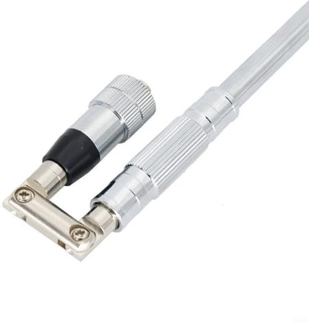 Fauhapyway 27 MHz Peitschen-Teleskopantenne für SMA-Buchse, faltbar, verstellbare Länge, Metall-Radio-Antenne für Zwei-Wege-Funkgerät für Walkie-Talkie