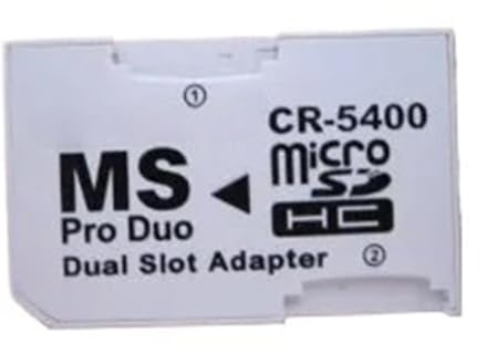 Adattatore for scheda SD CR-5400 su slot for scheda di memoria MS Pro Duo, 30 pezzi/lotto, for PSP