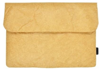 Vintage Old Style Laptop Bag Cover,Fiber Materi Paper Laptop Sleeve Case(Brown,12-inch)