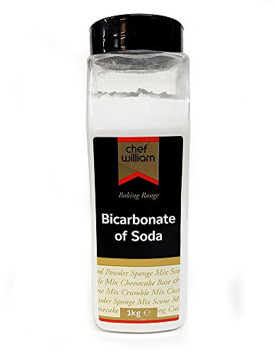 Bicarbonate of soda - Baking Soda 1kg Jar - Chef William - Large Shaker Jar