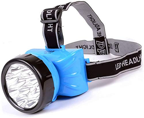 TORCIA FRONTALE DA TESTA 12 LED RICARICABILE MOLTO POTENTE LED-722B LAMPADA 1W CW379