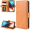 JIUNINE Funda Compatible con OPPO Realme X2 / XT, Antigolpes Carcasa Libro con Tapa en Cuero PU Flip Case Cover de Piel con Cartera, Cierre Magnético y Soporte para OPPO Realme X2, Caqui
