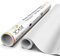 JCASE Rosin Baking Paper Extra Strong 80 g per m2 Parchment Paper Heat Resistant up to 260 Degrees Silicone Non-Stick Coating (White)