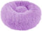 Aldenhoven Goods Hundebett Plüsch Rund Katzenbett Hundekissen Katzenkissen Donut Hundekörbchen 40-120cm Blitzversand (Lila, 50 cm)