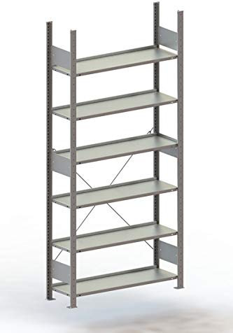 Meta - Steckregal 2200x1000x300 mm verzinkt Fachlast 80 Kg