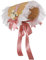 COSDREAMER Damen Sonnenhut viktorianischer Spitze Hut Cosplay Hut Strand Hut Strohhüte, Mehrfarbig (Rose)