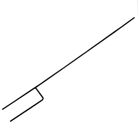 Selections Threaded Metal Stake for Floral (Poppy, Sunflower, Daisy, Forget Me Not) Bird Feeders