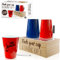 Mark Your Cup® | Dispensador de vasos personalizables | Portavasos de primera calidad | Escribe tu nombre | Vasos personalizados | Higiénico | 100% madera | Fiesta | Cumpleaños | Picnic | Barbacoa