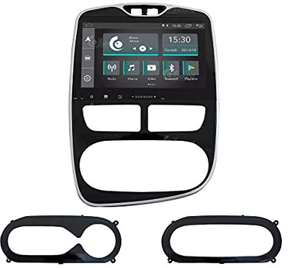 Autoradio Custom Fit per Renault Clio Android GPS Bluetooth WiFi Dab USB Full HD Touchscreen Display 10