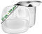 GoBeTree 100 assiettes creuses jetables 22 cm avec 3 compartiments. Assiettes en canne à sucre, vaisselle jetable blanche ultra-résistante. Assiettes rondes.