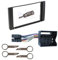 Leisure Direct Cd Radio Headunit Stereo Double Din Fascia Facia Panel Surround Plate Fitting Kit With Iso Harness Aerial Adaptor & Release Keys Fits Ford Fiesta Focus C-Max S-Max Transit