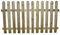 AVANTI TRENDSTORE - Manuel Holzzaun mit 12 vertikalen Stäben aus massivem Kiefernholz, ideal für den Garten, Maße: LAP 180x100x3 cm