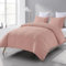 Beqnat Bettwäsche 200x220 Rosa - Weich Bettwäsche-Sets Bettbezug 200x220 Kissenbezug 80x80 2er Set aus Mikrofaser mit Reißverschluss