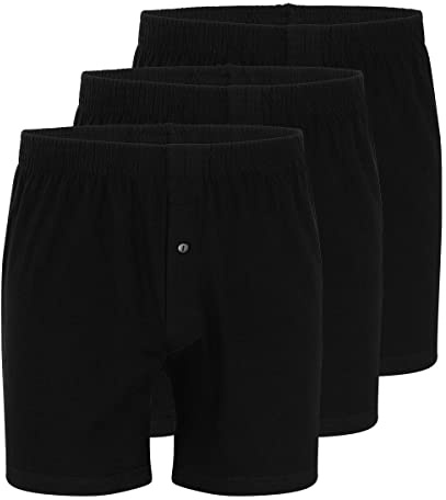 Almonu - Organic Cotton - Boxershorts - 3er Pack (M Schwarz)