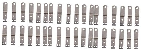 OSALADI 30 Stk Eckcode Bild Hängende Z-leiste Z-clip-halterung Tischständer Montage Von Z-halterungen Befestigungsclips Für Tischplatten Unterputzhalterung Möbel Eisen Ausstellungsstand