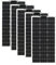 Aysolar 500W 12V Placa Solar Flexible 5x100w Impermeable Monocristalino Fotovoltaico Módulo para Barcos RV Remolques Caravana Yate Balcón Casa Baterías