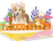 GREETING ART Pop Up Osterkarte, Frohe Ostern Karte,Pop Up Karte Hund,Frohe Ostern Karte,3d Osterkarten, lustige Ostergeschenke für Kinder, Ehemann, Ehefrau, Sohn, Tochter