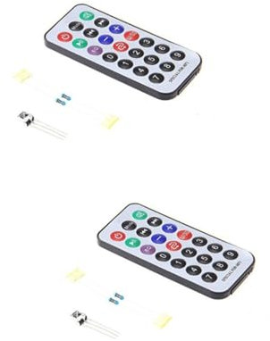 UPKOCH 2St Fernbedienung des Steuermoduls drahtloses IR-Modul Modul Fernbedienung Kit-Fernbedienung Fernbedienung Fernbedienung Wireless-Kits IR-Fernbedienung für Infrarot Blinddarm