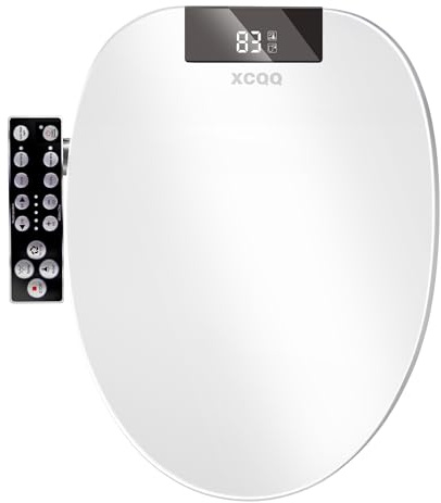 Bidet Toilet Seat verlängert, nicht limited Warm Water, Soft Close Toilet Lid, Elektronische Heizung, Display, Warmer Lufttrockner, mehrere Reinigungsmethoden, LED-Nachtlicht, elektrisches