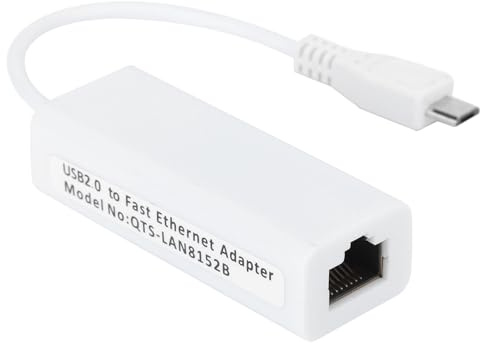 Adaptateur Ethernet Micro USB vers RJ45 Adaptateur convertisseur Ethernet RJ45 Adaptateur Ethernet Adaptateur LAN Filaire Adaptateur réseau USB 2.0 Adaptateur Ethernet RJ45 LAN Filaire 10/100 Mbps