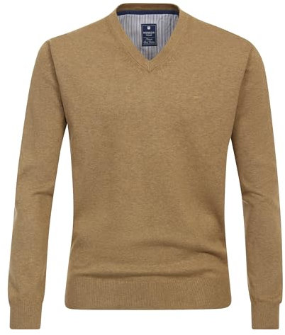 Redmond - Herren Pullover mit V-Ausschnitt (600), Größe:M, Farbe:Beige (304)