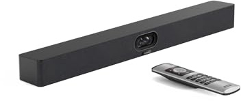 Yealink MeetingBar A40-010 – All-in-One 4K-Videokonferenzlösung mit Dual-Kamera, KI-gestütztem Auto-Framing, 8-Mikrofon-Array, integrierten Lautsprechern, kompatibel mit Microsoft Teams und Zoom