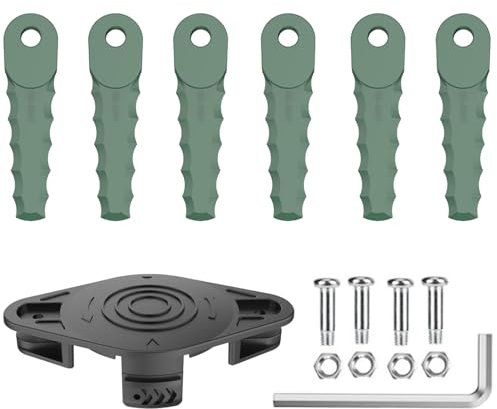 Dxyue Lot de têtes de lame Weed Eater compatibles avec Parkside PRTA20-Li A1- IAN 311046, PRTA 20-Li B1- IAN 330831, PRTA20-Li B2- IAN 334231, PRTA 20-Li C3- IAN 351753/365589/36558 89 9/365 589/3.