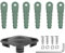 Dxyue Lot de têtes de lame Weed Eater compatibles avec Parkside PRTA20-Li A1- IAN 311046, PRTA 20-Li B1- IAN 330831, PRTA20-Li B2- IAN 334231, PRTA 20-Li C3- IAN 351753/365589/36558 89 9/365 589/3.
