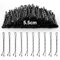 Lot de 200 Épingles à Cheveux Noires en Métal Résistant - 5.5 cm - Pour Chignons, Coiffures et Styles Quotidiens - Accessoire Capillaire Polyvalent pour Femmes et Filles