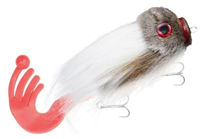 ZoraYorce Multi Jointed Swimbait Maus Angelköder Kunstköder für Hechtbarsche (weiß)