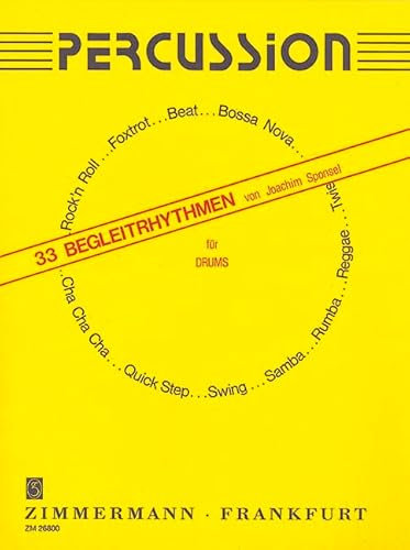 33 Begleitrhythmen. Schlagzeug