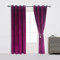 Cherry Home Fushcia Vorhänge, superweich, luxuriös, Samt, verdunkelnd, Verdunklungsvorhänge, 132,1 cm breit x 243,8 cm lang, mit Ösen, Fuchsia, 2 Stück