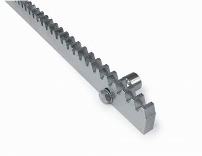 Apritech A01.105.00 - Cremallera para puerta corredera, 1 metro, M4, de acero, 30 x 12 mm