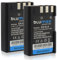 2 batterie sostitutive Blumax, per Nikon con batterie EN-EL9, EN-EL9e, EN-EL9a, da 1000 mAh, compatibili con Nikon D40, D40X, D60, D3000, D5000